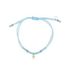 Pulsera de Plata de Ley 925 y Circonita Multicolor acabado en oro amarillo 18k - Modry