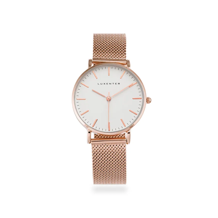 Reloj acabado en oro rosa 18K - Faraia