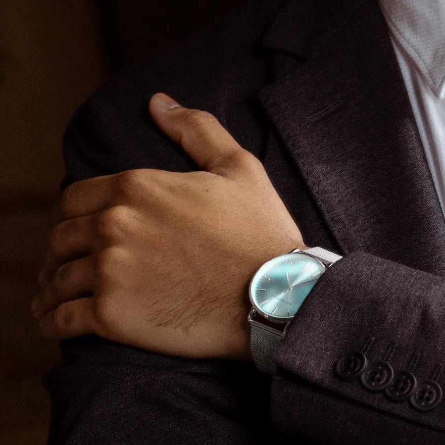 Reloj acabado en rodio - Uzrai
