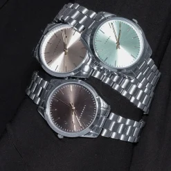 Reloj con Metalizado Blanco acabado plata - Verni