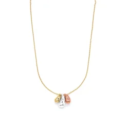 Set acabado plata, oro rosa y amarillo 18k - Necon
