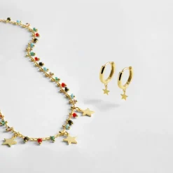 Set de Pulsera y Collar Beos de Plata de Ley 925